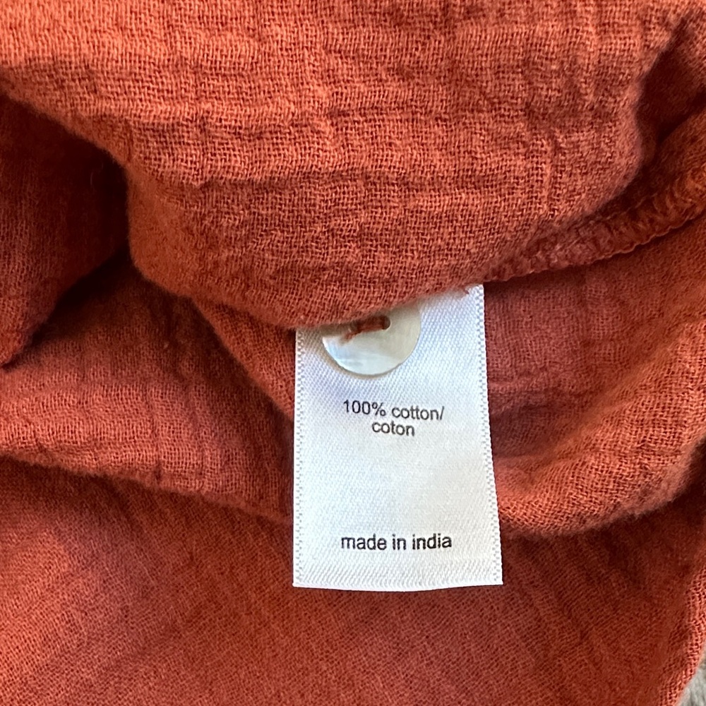 Women’s Maurice’s Rust Button-Up Shirt - Picture 3 of 4